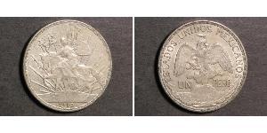 1 Peso Messico (1867 - ) Argento 