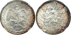1 Peso Messico (1867 - ) Argento 