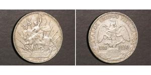 1 Peso Messico (1867 - ) Argento 