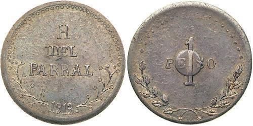1 Peso Messico (1867 - ) Argento 