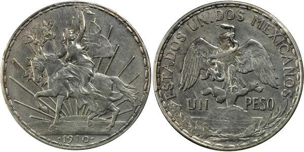 1 Peso Messico (1867 - ) Argento 