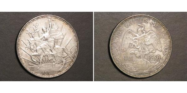 1 Peso Messico (1867 - ) Argento 