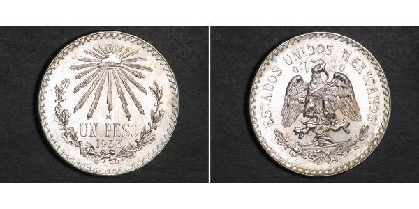 1 Peso Messico (1867 - ) Argento 