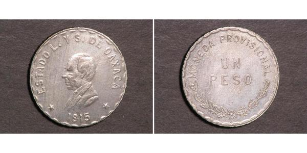 1 Peso Messico (1867 - ) Argento 