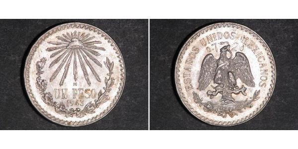 1 Peso Messico (1867 - ) Argento 