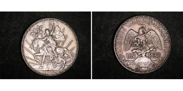 1 Peso Messico (1867 - ) Argento 