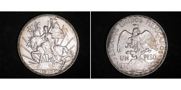 1 Peso Messico (1867 - ) Argento 