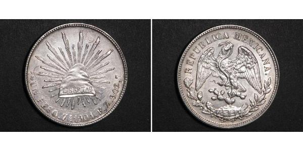 1 Peso Messico (1867 - ) Argento 