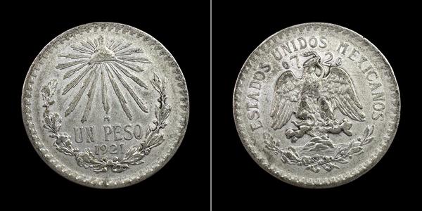 1 Peso Messico (1867 - ) Argento 