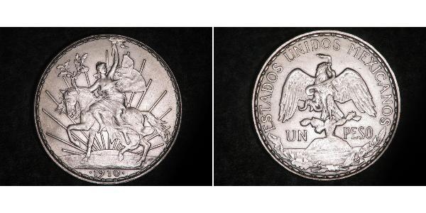 1 Peso Messico (1867 - ) Argento 