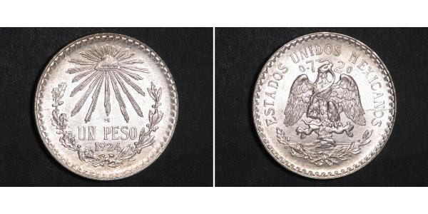 1 Peso Messico (1867 - ) Argento 