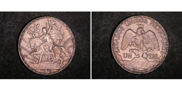 1 Peso Messico (1867 - ) Argento 