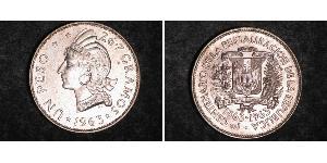 1 Peso Repubblica Dominicana Argento 