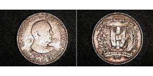 1 Peso Repubblica Dominicana Argento 