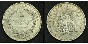 1 Peso Uruguay Argento 