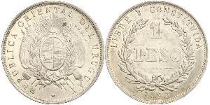 1 Peso Uruguay Argento 