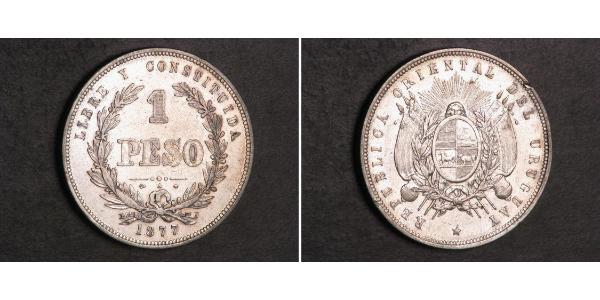 1 Peso Uruguay Argento 