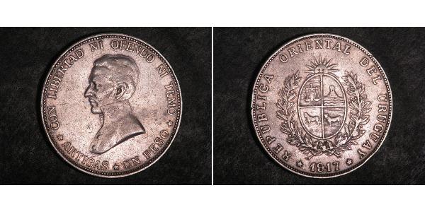 1 Peso Uruguay Argento 