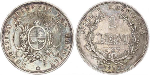 1 Peso Uruguay Argento 