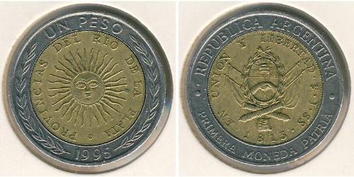 1 Peso 阿根廷 Bimetal 