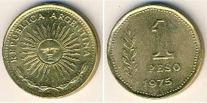 1 Peso Argentine Republic (1861 - ) Brass 