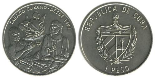 1 Peso Cuba Copper/Nickel 