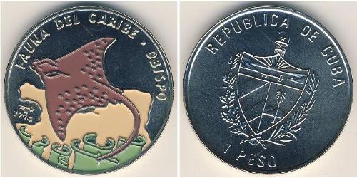 1 Peso Cuba Copper/Nickel 