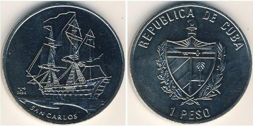 1 Peso Cuba Copper/Nickel 