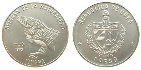 1 Peso Cuba Copper/Nickel 
