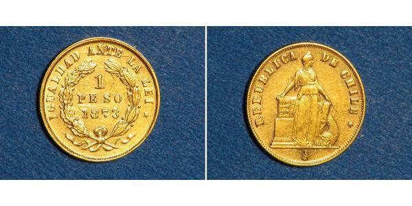 1 Peso Chile Gold 