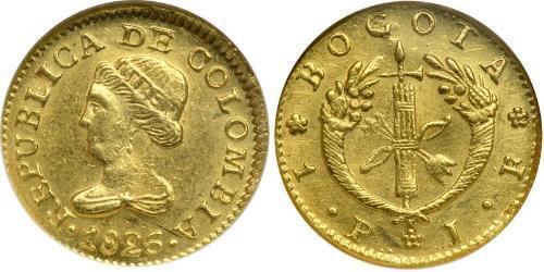 1 Peso Großkolumbien (1819 - 1831) Gold 