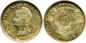 1 Peso Honduras Gold 