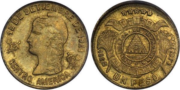1 Peso Honduras Gold 