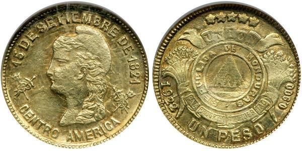 1 Peso Honduras Gold 