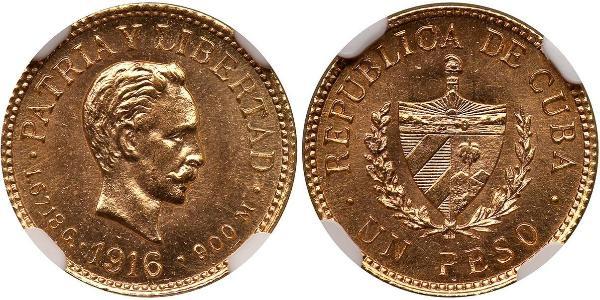 1 Peso Kuba Gold 