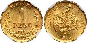 1 Peso Mexiko (1867 - ) Gold 