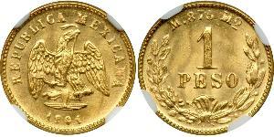 1 Peso Mexiko (1867 - ) Gold 