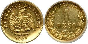 1 Peso Mexiko (1867 - ) Gold 