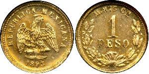 1 Peso Mexiko (1867 - ) Gold 