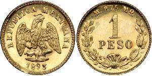 1 Peso Mexiko (1867 - ) Gold 