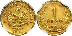 1 Peso Mexiko (1867 - ) Gold 