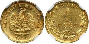 1 Peso Mexiko (1867 - ) Gold 