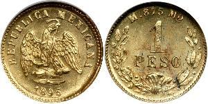 1 Peso Mexiko (1867 - ) Gold 