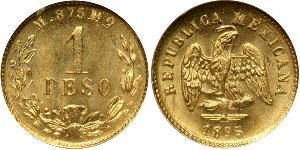 1 Peso Mexiko (1867 - ) Gold 