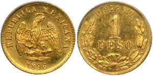 1 Peso Mexiko (1867 - ) Gold 