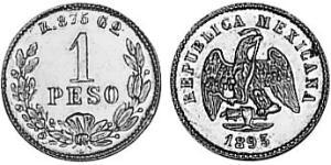 1 Peso Mexiko (1867 - ) Gold 