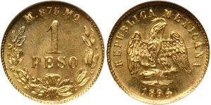 1 Peso Mexiko (1867 - ) Gold 