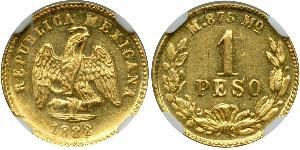 1 Peso Mexiko (1867 - ) Gold 