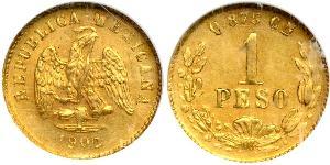 1 Peso Mexiko (1867 - ) Gold 