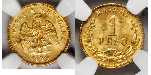 1 Peso Mexiko (1867 - ) Gold 